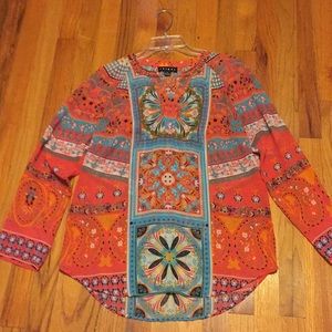 Colorful tribal blouse
